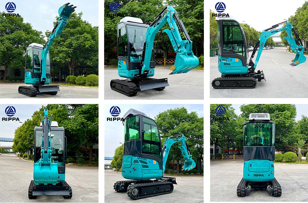 Small Excavator With Auxiliary Tools For Sale