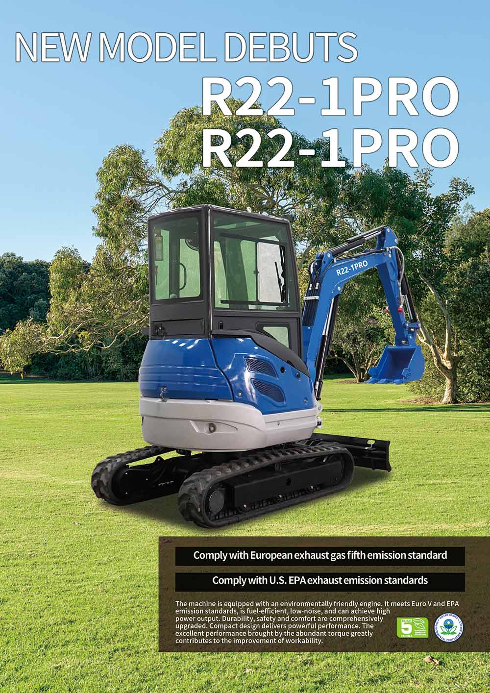 R22-1 PRO Mini Excavator