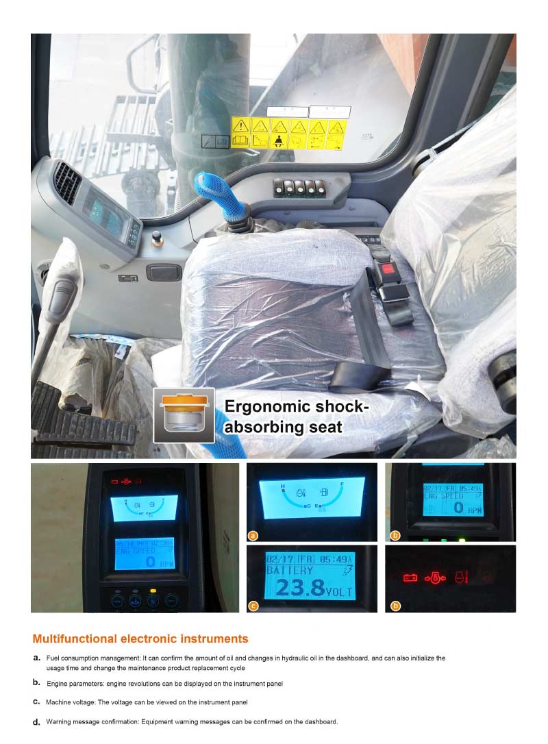 Escavadeira de 50 toneladas para venda Escavadeira de 50 toneladas para venda