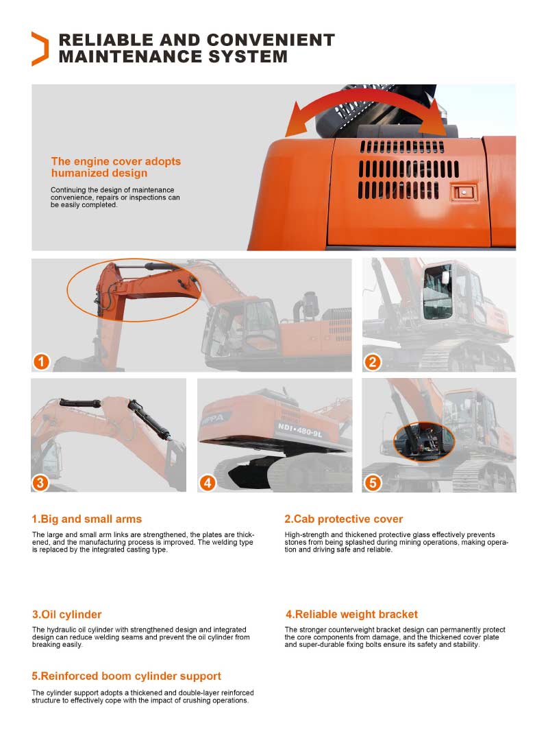 Escavadeira de 50 toneladas para venda Escavadeira de 50 toneladas para venda