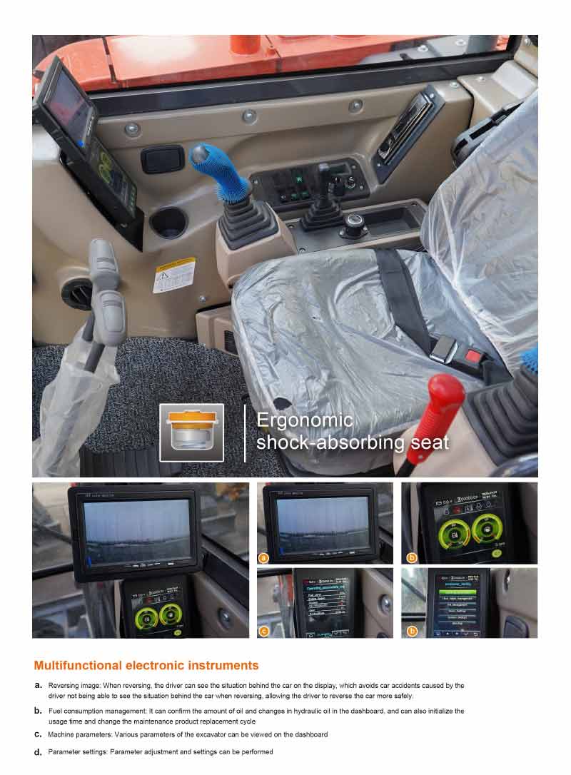 Excavadora de 6 toneladas Excavadora de 6 toneladas